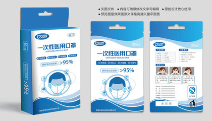 KN95口罩與退燒用品包裝袋設(shè)計(jì) 安全、實(shí)用與品牌融合